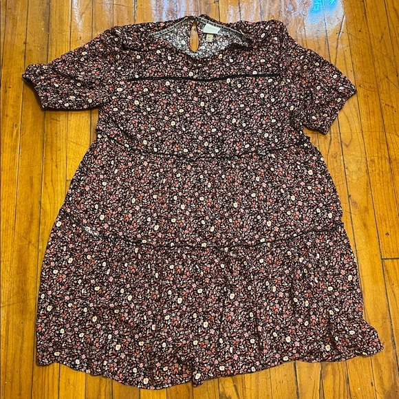 Knox Rose Dresses & Skirts - Knox Rose Pink and Black Floral Dress